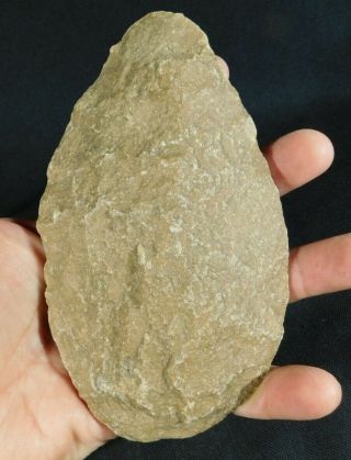 A Big One Million Year Old Early Stone Age Acheulean Hand Axe 575gr E