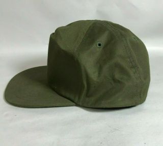 Vintage Us Army Military Green Field Cap Hat Ace Mfg Co.  Inc