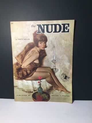 Vintage How To Draw Book The Nude By Fritz Willis Walter T.  Foster Series 96