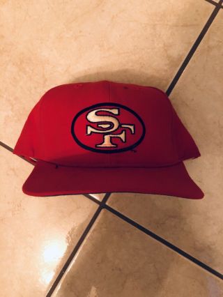 Vintage San Francisco 49ers Snapback Hat Cap Era Logo Nwt
