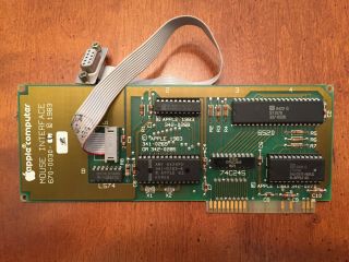 Apple Ii Plus Iie Mouse Interface Card 670 - 0030 In