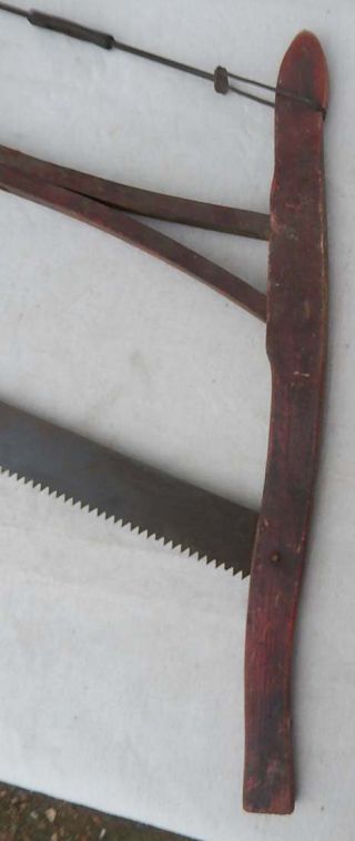 Antique / Vintage Buck Bow Saw Maine Barn FInd - All Good - Use or Display 2