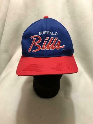 Vintage Buffalo Bills Sports Specialties Script The Twill Snapback Hat