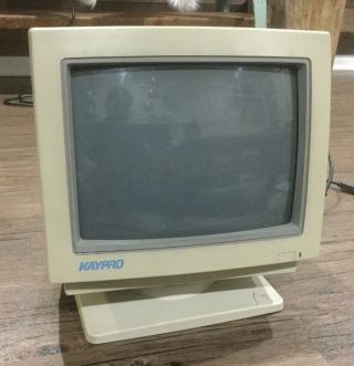 Vintage 1987 Kaypro Kp - 1464w Crt Color Display Computer Monitor Rare Video