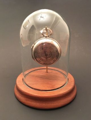 Pocket Watch Glass Dome Display Case Stand
