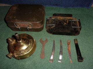 Vintage Primus No.  96 Collectable,  Brass Stove & Accessories.