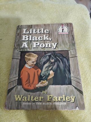 Dr.  Seuss Little Black,  A Pony 1961 1st Edition Beginner Book Like W/ Dust C