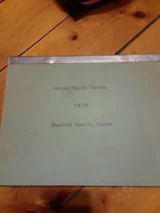 United States Census 1870: Moultrie County,  Illinois