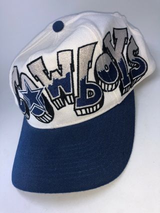 Dallas Cowboys Vintage 90s Snapback Hat One Size Fits All Team Nfl