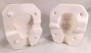 Vintage Doll Head Porcelain Ceramic Slip Mold B116a Byron Molds