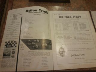 1963 Race Program • Terre Haute Fairgrounds Speedway Official Program Action