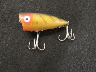 Heddon Chugger Spook Jr.  Fishing Lure 9520 Perch Color