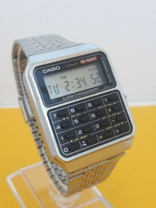 Vintage Casio Lithium Ca - 602 10 - Digit Calculator Alarm Chronograph Mens Watch