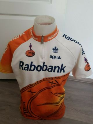 Rabobank Agu Colnago Retro Retro Vintage Team Cycling Jersey Made In Italy