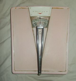 Vintage Detecto Pink Bathroom Scale