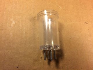 Nos Vintage Amphenol 24 - 4p Plug - In Coil Form 4 - Pin Clear Plastic (qty Available)
