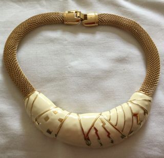 Stunning Vintage MONET Statement Necklace c1980’s 2