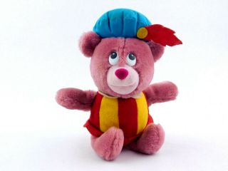 Vintage 1985 Walt Disney Gummi Bears Cubbi Plush Applause Toy Stuffed Purple