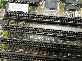 FX - 3000D Baby AT 386/486 Computer Motherboard AMI BIOS 6 ISA Slots 2