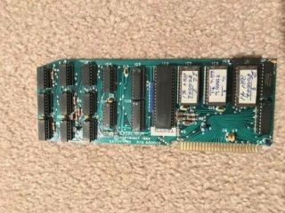 Vintage - Very Rare - Apple Ii " Excalibur  Savvy " Card And Software
