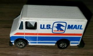 Hot Wheels U.  S.  Mail Delivery Truck Mattel 1976 Hong Kong Vintage