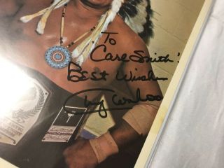 Chief Wahoo McDaniel autographed 8 x 10 photo 2
