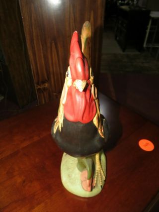 LARGE 16 INCH CERAMIC ROOSTER VINTAGE CERAMIC BY HOLLAND MOLD 2