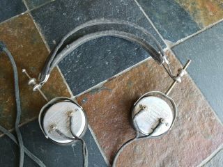 Vintage Bakelite Headphones / Headset - Brandes Superior Matched Tone Wwii