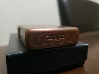 2003 Solid Copper Zippo Marlboro Rare