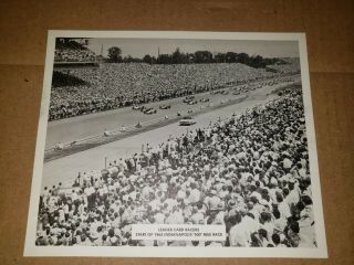 Vintage Indy Car Leader Card Racer 8 " X 10 " Photo Print 1965 Indianapolis 500
