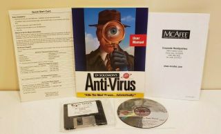 Dr.  Solomon ' s Anti - virus Windows 95 Windows 3.  1 McAfee VINTAGE 3
