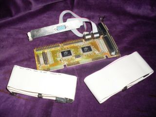 Customizable Mio V2.  0 Pic 16 Bit Isa Multi I/o Card Ide & Floppy Controller