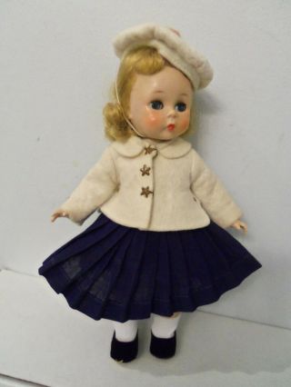Vintage Madame Alexander Kins Doll 8 " 1955 Wendy Goes On Train Journey
