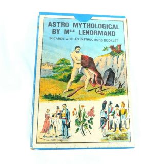 Astro Mythological Tarot Cards Deck Lenormand Vintage Grimaud France Cartomancie