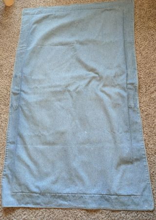 Vtg Ralph Lauren Set Of 2 Light Wash Blue Denim Cotton King Pillow Shams Yb3