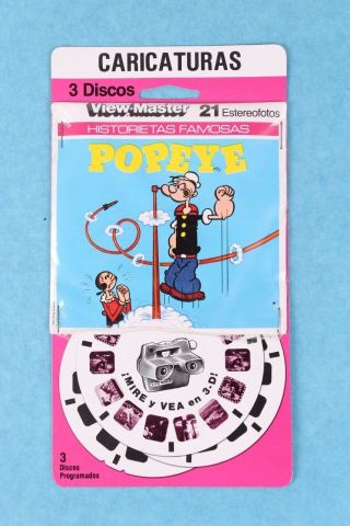 Vintage View - Master 3d Reel Packet B516 - S Popeye Comic Cartoon Movie Mint/sealed
