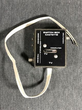 Atari 2600 Tv Computer Switch Box Ca010112 300 Ohm 75 Ohm Vintage