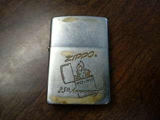 Zippo 25th Anniversary 1932 - 1957.  Vintage " Rare "