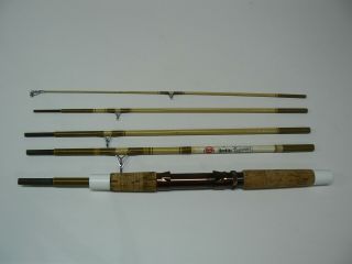 Vintage Berkley Buccaneer 5 Pc Travel Fishing Rod,  Spinning,  B5s - 7ft,