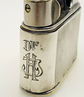 Sterling Silver Mylflam Cigarette Lighter Petrol Vintage 1930 