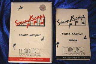 1986 Soundscape Sound Sampler Mimetics Disk Software Commodore Amiga Midi Studio