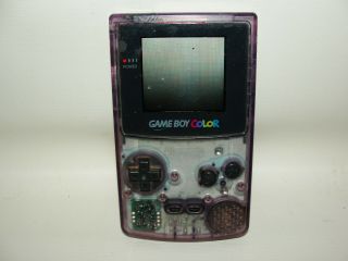 Vintage Video Gaming Nintendo Gameboy Game Boy Color Purple Parts AsIs 2