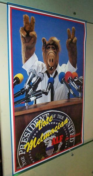 Alf For President Vintage 80s Poster & Other Alf Poster