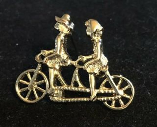 Bicycle Built For Two Pin Sarah Coventry Vintage