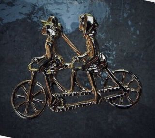 Bicycle Built For Two Pin Sarah Coventry Vintage 2