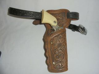 Vintage Toy Cap Gun Holster Belt Buckle
