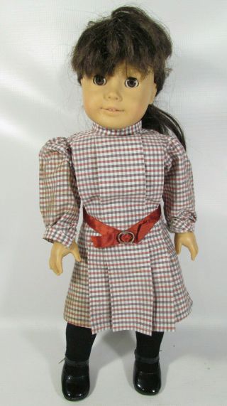 Vtg American Girl Pleasant Company Samantha Doll In Meet Outfit 1986