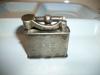Sterling Silver Lift Arm Pocket Lighter,  Mexico Vintage Antique Old