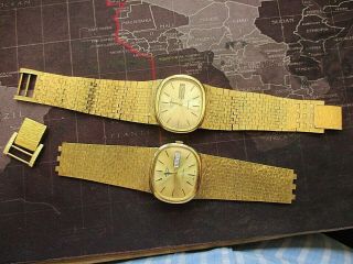 Mens Vintage Rotary Quartz Watches For Repair Spare Parts