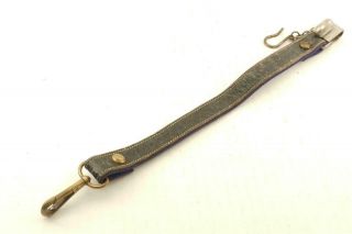 Ww2 Vintage Japanese Army Leather Sword Hanger Belt B11340